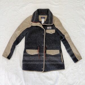 Patagonia Reclaimed Wool Canvas Parka Jacket Coat